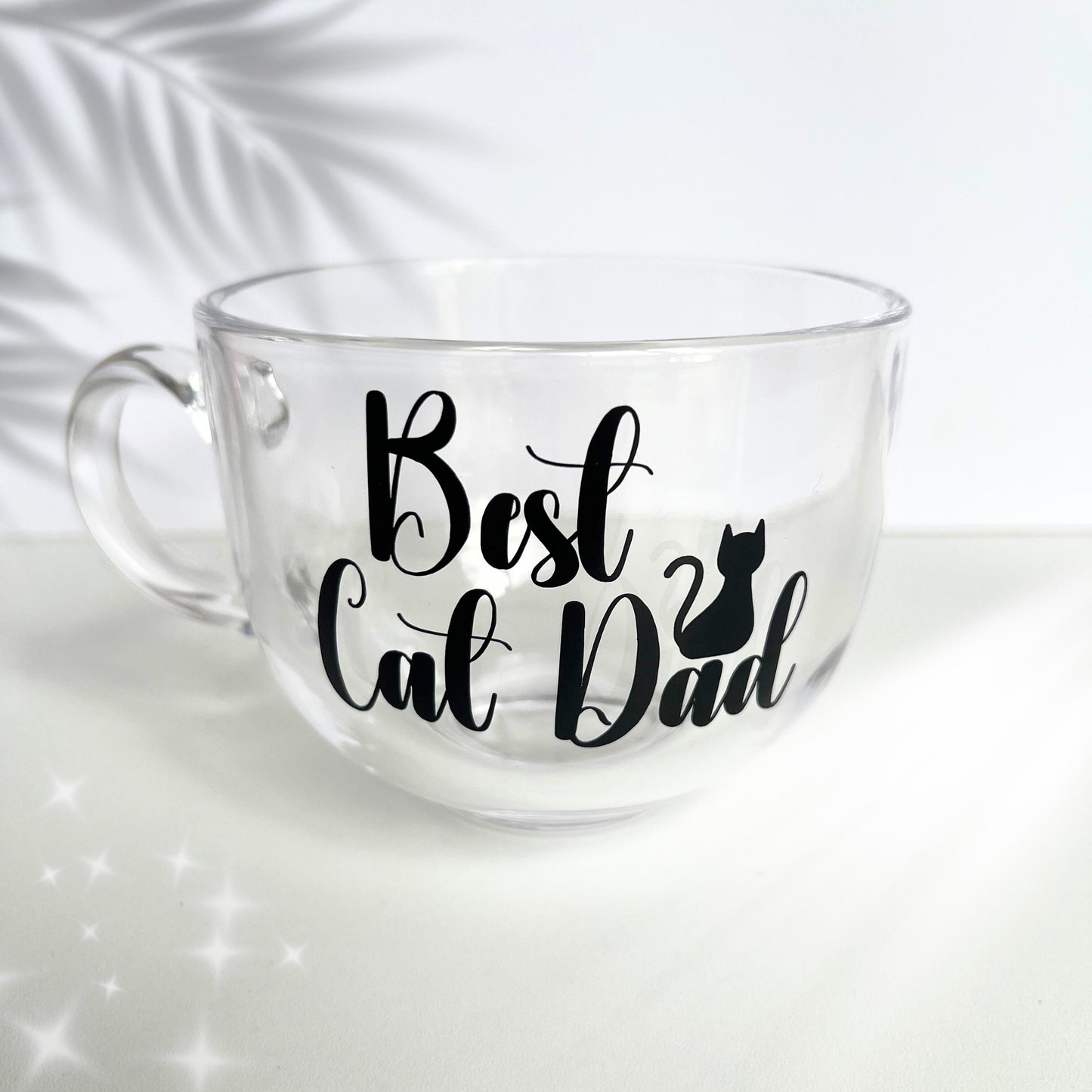 Large Glass Mug - Best Cat Dad